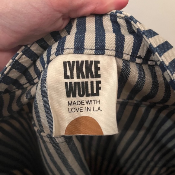 RARE Lykke Wullf Muir Workwear- Railroad Stripe Denim / Rudy Jude - Picture 2 of 5
